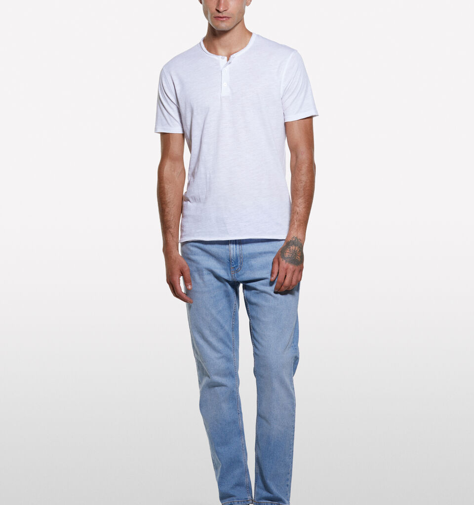 Μπλούζα σεραφίνο λευκή - μπλουζάκια κοντομάνικα ανδρικά - Λευκο | Sisley image number 1